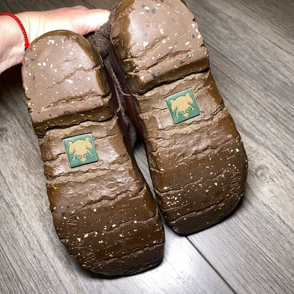 EUC El Naturalista Yggdrasil Soft Grain Boot Leather w/ Knitted Fold Over Cuff - Picture 10 of 12